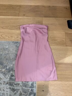 Urban Outfitters Strapless Silk Dress